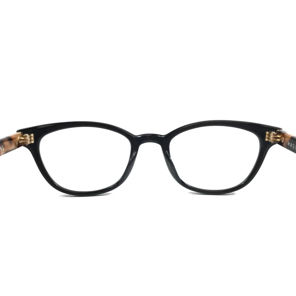 Masunaga Eyeglasses Frames 095 Black Tortoise Cat Eye Full Rim 46-19-145